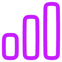 Signal Full Icon from Plump Neon Set