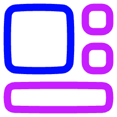 Widget Icon from Plump Neon Set