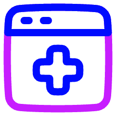 Browser Add Icon from Plump Neon Set