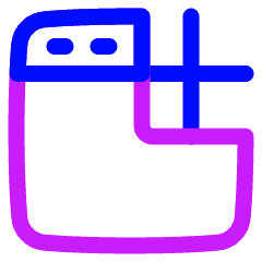 Browser Build Icon from Plump Neon Set