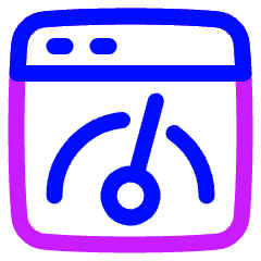 Browser Dashboard Icon from Plump Neon Set