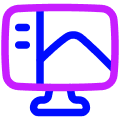 Code Monitor 2 Icon from Plump Neon Set
