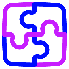 Module Puzzle 3 Icon from Plump Neon Set