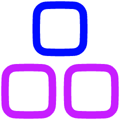 Module Three Icon from Plump Neon Set