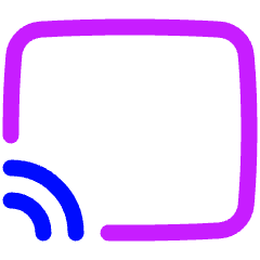 Screen Broadcast Icon from Plump Neon Set