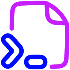 File Code 2 Icon from Plump Neon Set