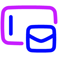 Form Email Icon from Plump Neon Set