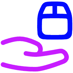 Delivery Shipping Icon from Plump Neon Set