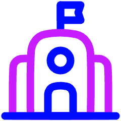 School Icon from Plump Neon Set