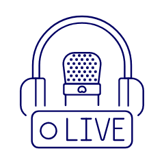 Microphone Live 2 Illustration from UX Line Set