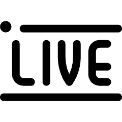 Podcast Live Icon from Ultimate Regular Set