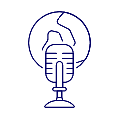 Podcast News Illustration from UX Line Set