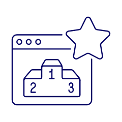 Browser Podium Illustration from UX Line Set