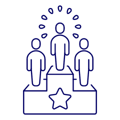 Podium User 1 Illustration from UX Line Set