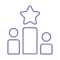 Podium User 2 Illustration from UX Line Set