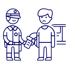 Driving Infraction 1 Illustration from UX Line Set