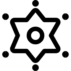 Police Badge Icon from Ultimate Regular Set