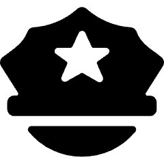 Police Hat 4 Icon from Ultimate Bold Set