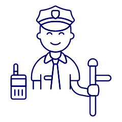 Police Officer 1 Illustration from UX Line Set