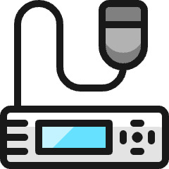 Police Polygraph Icon from Ultimate Colors Set
