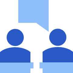 Politics Debate Icon from Sharp Flat Set