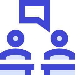 Politics Debate Icon from Sharp Duo Set