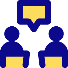 Politics Debate Icon from Core Pop Set
