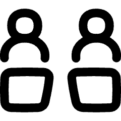 Politics Debate Icon from Flex Line Set