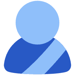 Politics Elected Person Icon from Plump Flat Set