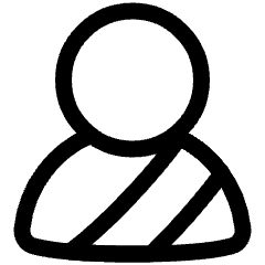 Politics Elected Person Icon from Plump Line Set