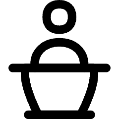 Politics Speech Icon from Flex Line Set