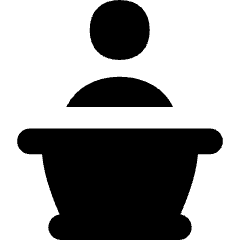 Politics Speech Icon from Flex Solid Set