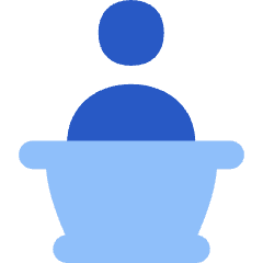 Politics Speech Icon from Flex Flat Set