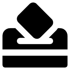 Politics Vote 2 Icon from Core Solid Set