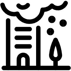 Air Pollution City Icon from Ultimate Regular Set