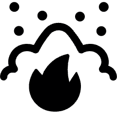 Air Pollution Fire Icon from Ultimate Bold Set