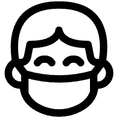 Air Pollution Mask 1 Icon from Ultimate Regular Set