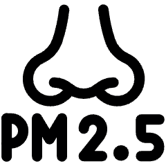 Air Pollution Pm 1 Icon from Ultimate Regular Set