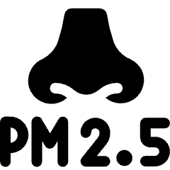 Air Pollution Pm 1 Icon from Ultimate Bold Set