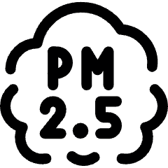 Air Pollution Pm 2 Icon from Ultimate Regular Set