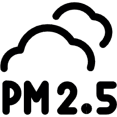 Air Pollution Pm 3 Icon from Ultimate Regular Set