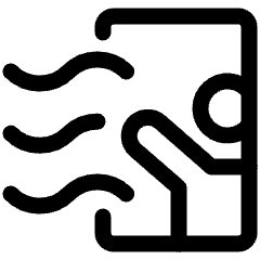 Air Quality Window Open Icon from Ultimate Regular Set