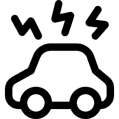 Noise Pollution Car Icon from Ultimate Regular Set