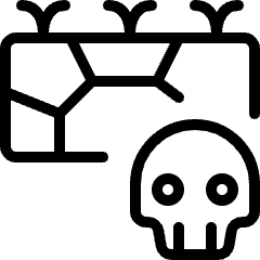 Soil Pollution Toxic Icon from Ultimate Light Set