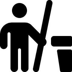 Pool Player Table Icon from Ultimate Bold Set