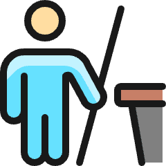 Pool Player Table Icon from Ultimate Colors Set