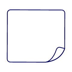 Post It Note Illustration from UX Line Set
