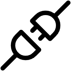 Plug Disconnected Icon from Ultimate Regular Set