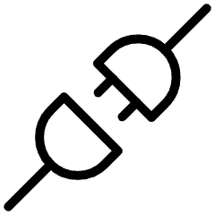 Plug Disconnected Icon from Ultimate Light Set