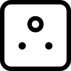 Power Outlet Type D Icon from Ultimate Regular Set